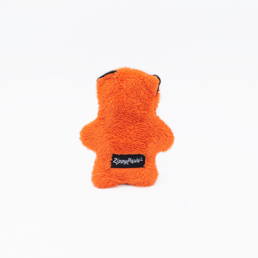 Zippy Paws Halloween Zombie Cat Bonez Plush Toy for Dogs — detail shot