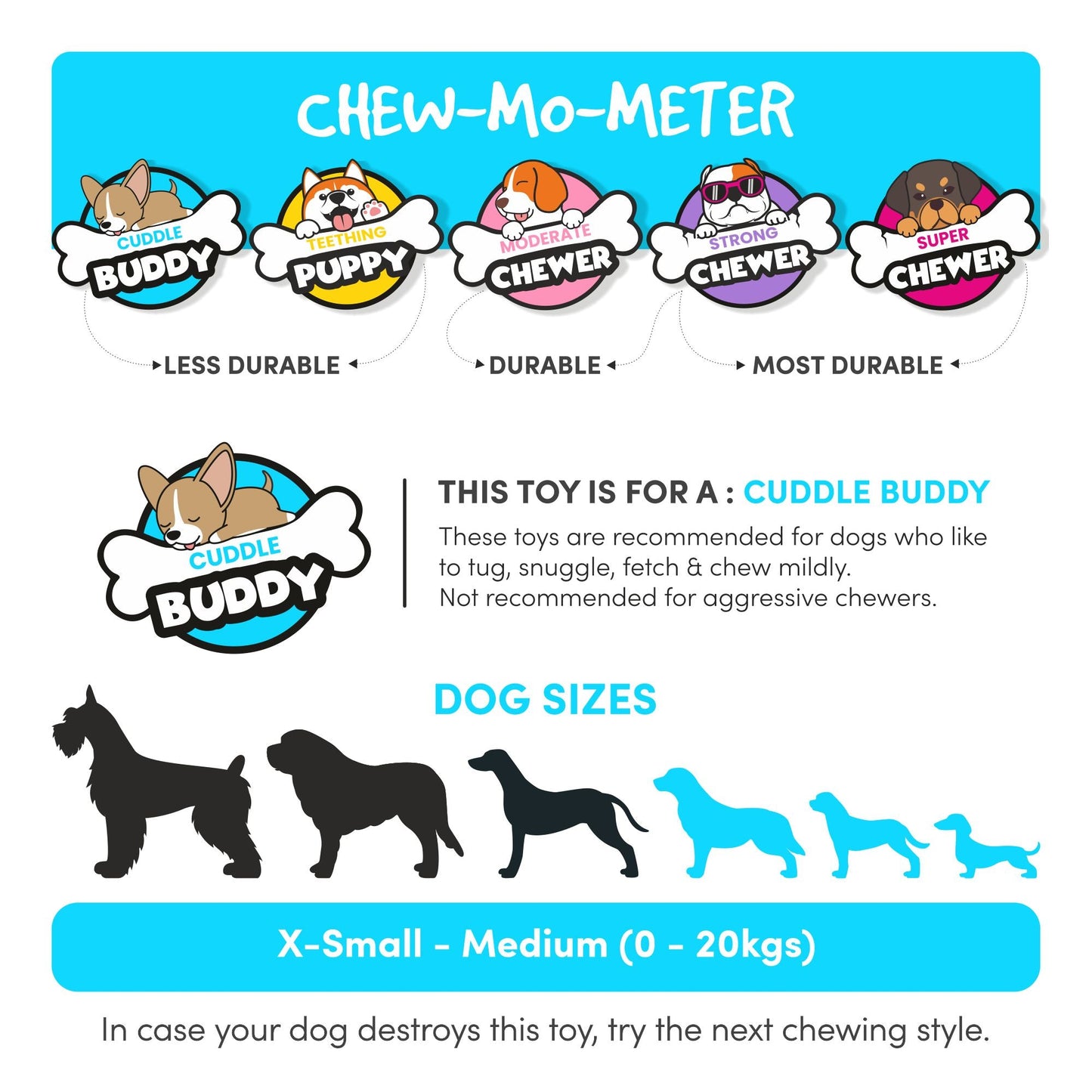 Zippy Paws Happy Hour Champagne Crusherz Plush Toy for Dogs — side view