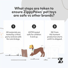 Zippy Paws Loopy Sheep Plush Toy For Dogs - Image 2