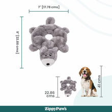 Zippy Paws Loopy Wolf Plush Toy For Dogs - Image 2