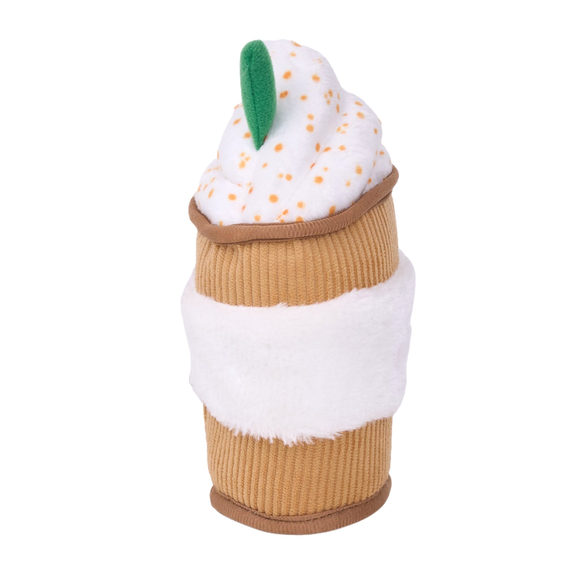 Zippy Paws NomNomz Puppaccino Plush Toy for Dogs — side view