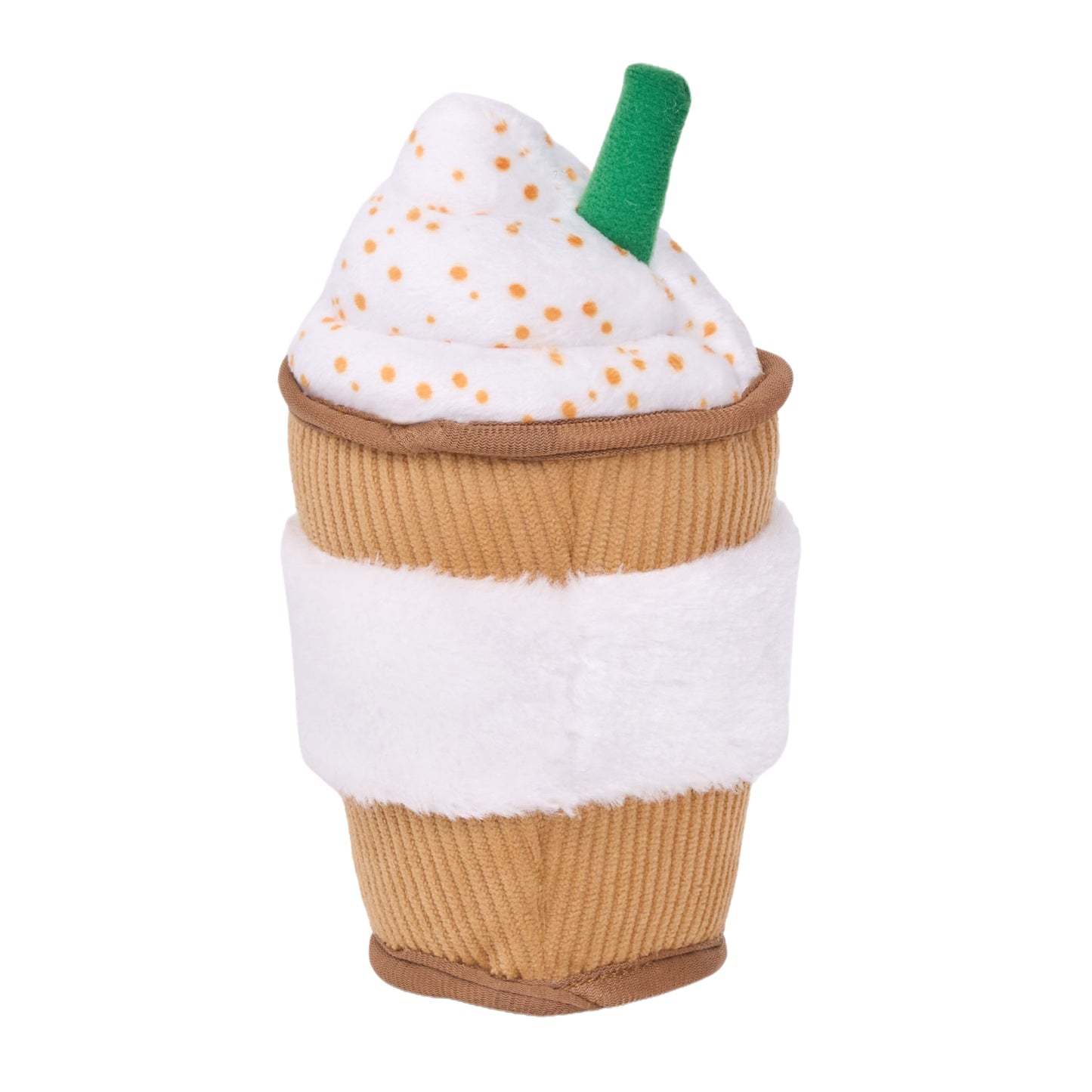 Zippy Paws NomNomz Puppaccino Plush Toy for Dogs — back view