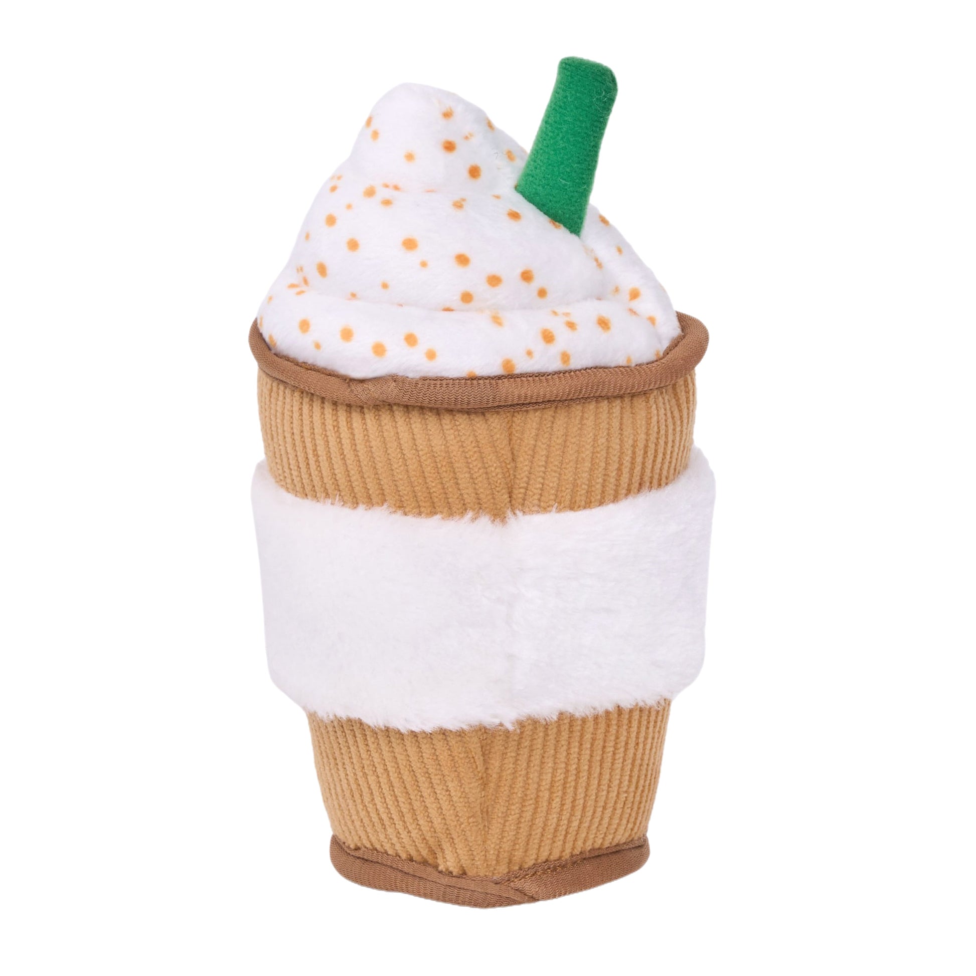 Zippy Paws NomNomz Puppaccino Plush Toy for Dogs — back view