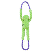 Zippy Paws Ropetugz Monkey Green Plush Toy For Dogs - Image 3