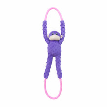 Zippy Paws Ropetugz Monkey Purple Plush Toy For Dogs
