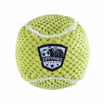 Zippy Paws Sportsballz Tennis Ball Plush Toy For Dogs