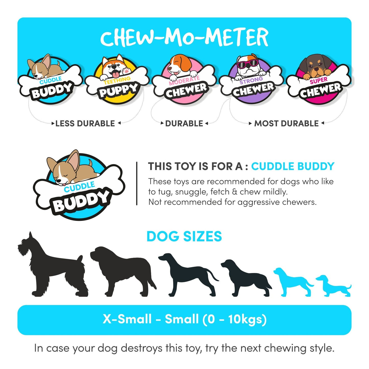 Zippy Paws Squeakie Can Zippy Claw Plush Toy for Dogs — side view