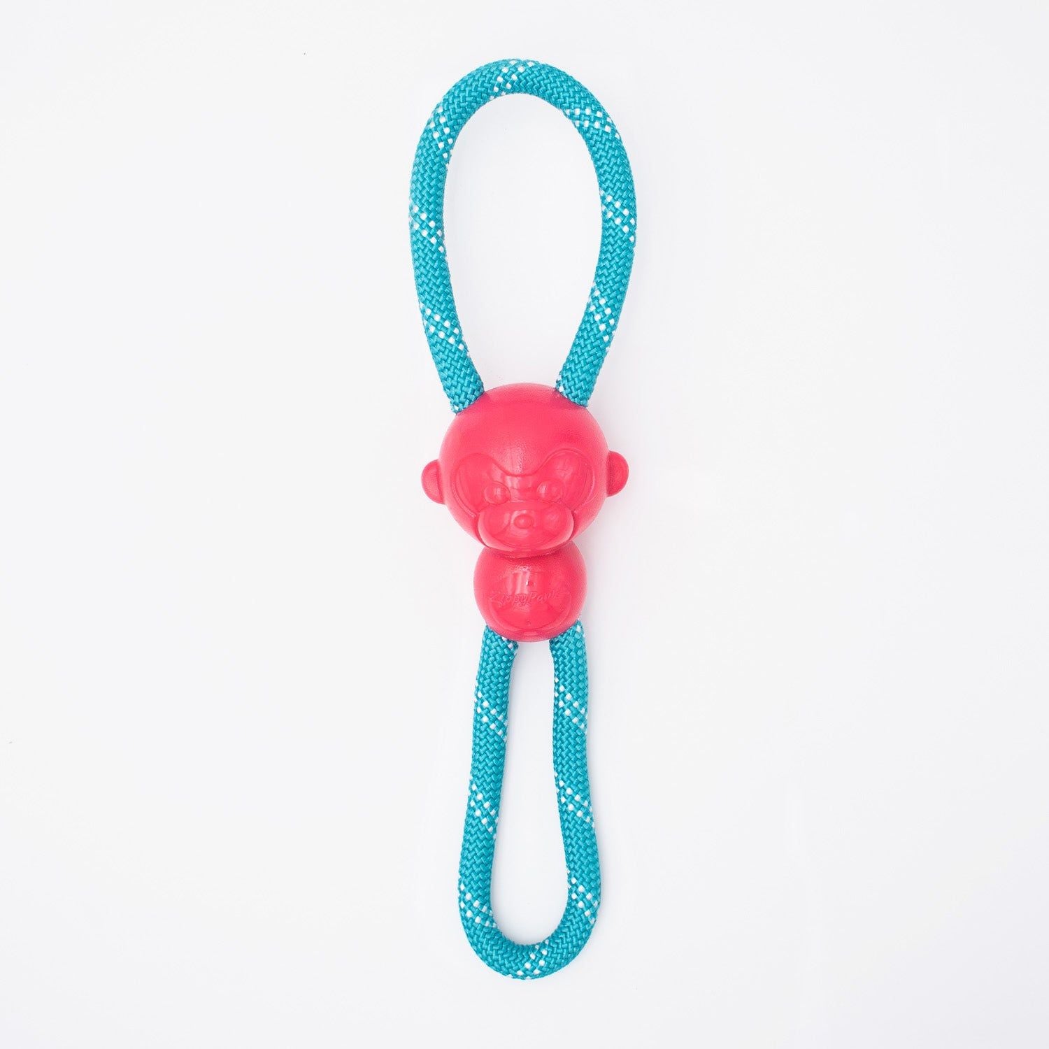 Zippy Paws Zippytuff Monkey Ropetugz Plush Toy For Dogs Pink