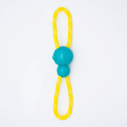 Zippy Paws Zippytuff Monkey Ropetugz Plush Toy For Dogs Teal