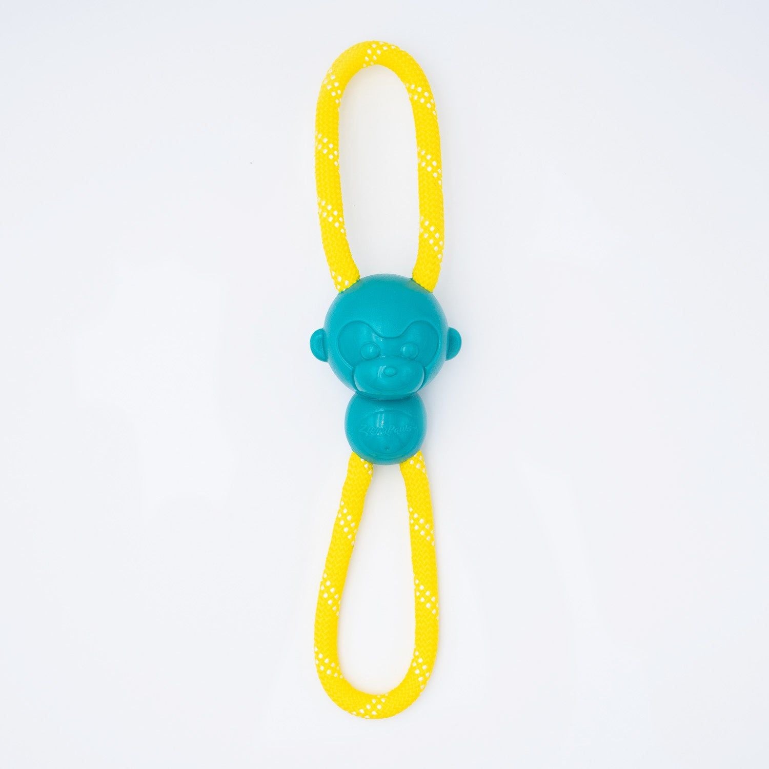Zippy Paws ZippyTuff Monkey RopeTugz Plush Toy for Dogs — detail shot