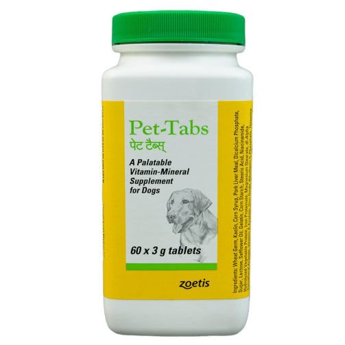 Zoetis Pet Tab Vitamin Mineral Tablets For Dogs