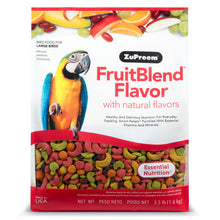 Zupreem Fruitblend Flavor With Natural Flavors Avian Diets Large Bird Food