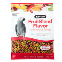 Zupreem Fruitblend Flavor With Natural Flavors Avian Diets Bird Food Medium Large