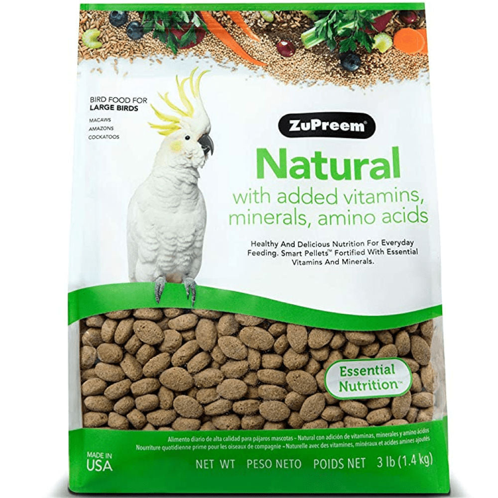 Zupreem Natural Avian Diets For Large Birds