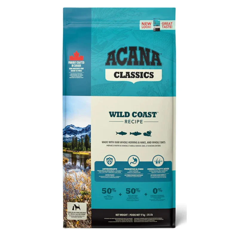 Acana Classic Wild Coast Dog Dry Food — detail shot