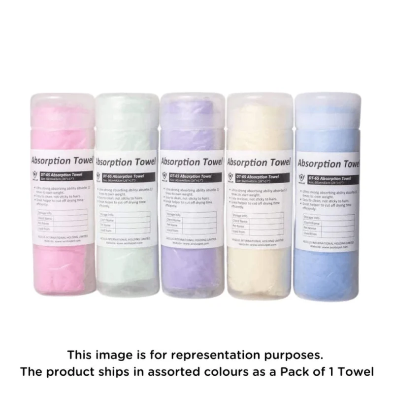 Aeolus Super Dry Absorption Towels for Dogs and Cats — back view