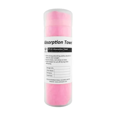 Aeolus Super Dry Absorption Towels For Dogs And Cats Pink
