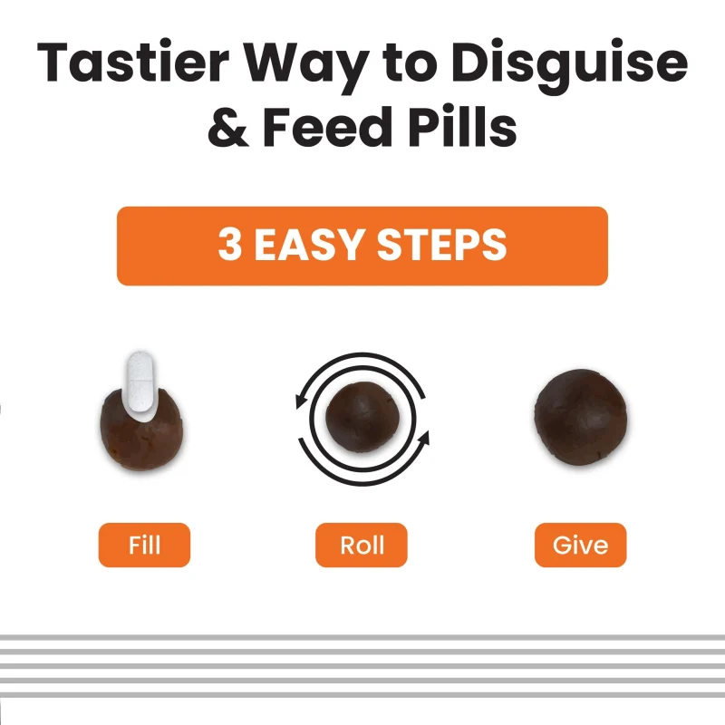 Bark Out Loud Anti Anxiety Easy Pill for Cats — in use