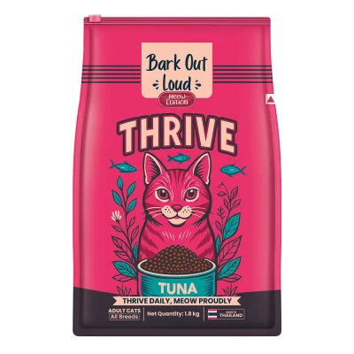 Bark Out Loud Thrive Tuna Flavour Adult Cat Dry Food