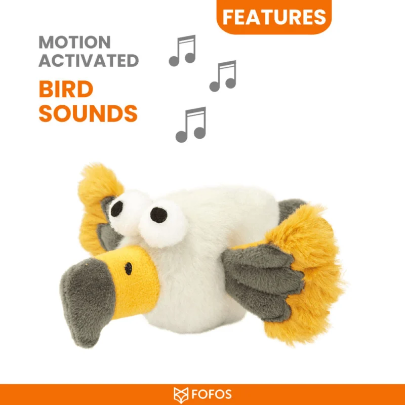 Barkbutler x Fofos Eagle with Catnip Balls Interactive Toy for Cats — in use