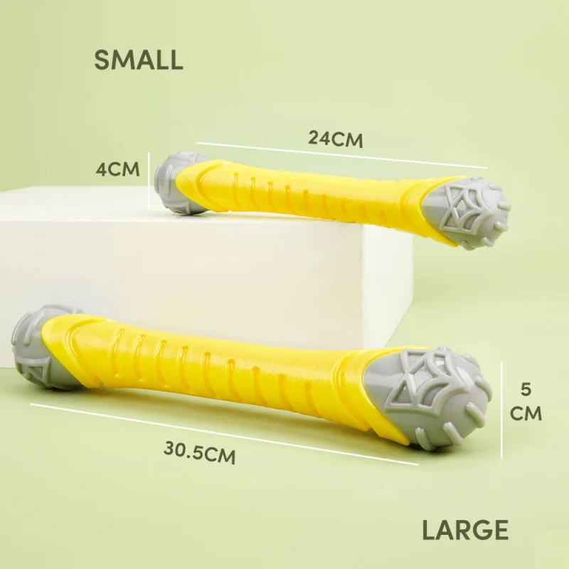Barkbutler x Fofos Flexy Bone Chew Toy for Dogs — back view