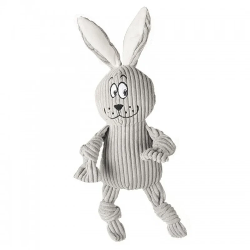 Barkbutler x Fofos Fluffy Rabbit Toy for Dogs — back view