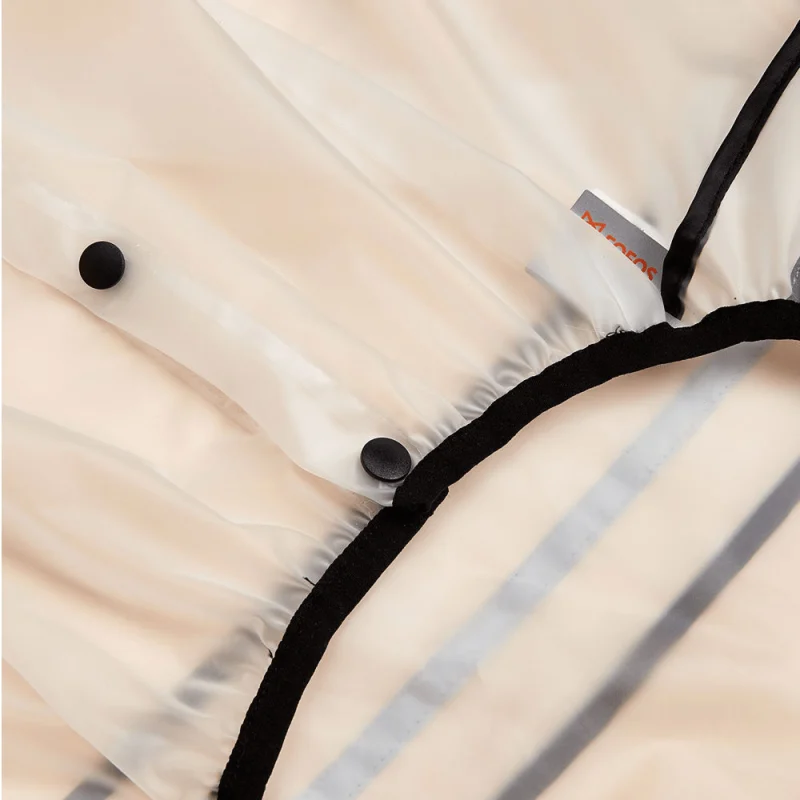 Barkbutler x Fofos Four Leg Black Raincoat for Dogs — in use