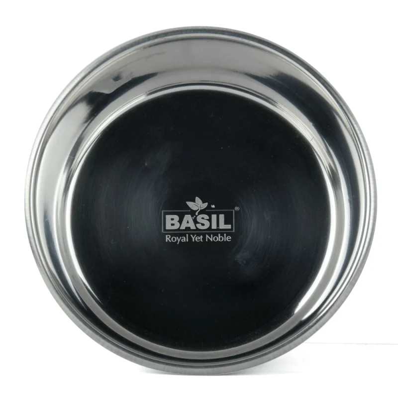 Basil Heavy Dish with Silicon Bowl for Dogs — detail shot