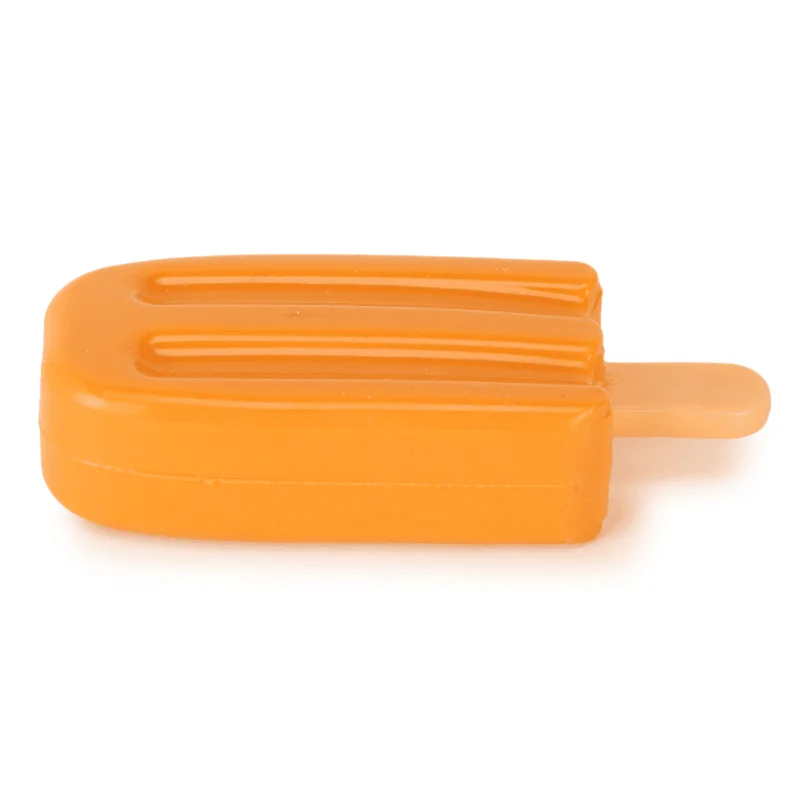 Basil Ice Cream Shaped Cool Lick Silicon Chew Toy for Dogs — side view