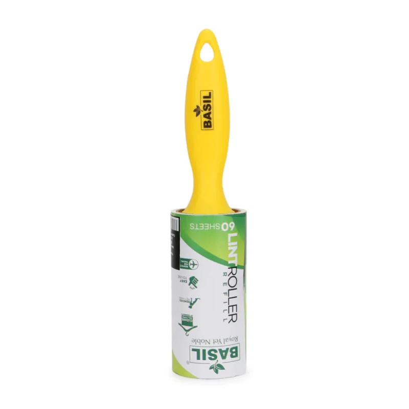 Basil Lint Roller for Dogs and Cats — back view