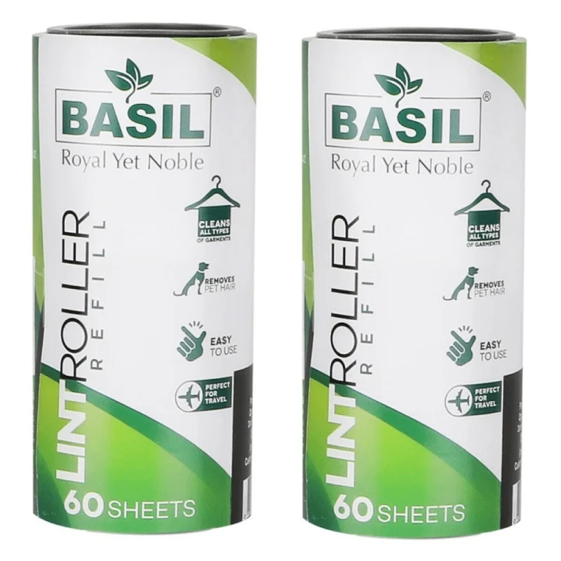 Basil Lint Roller Refill — back view