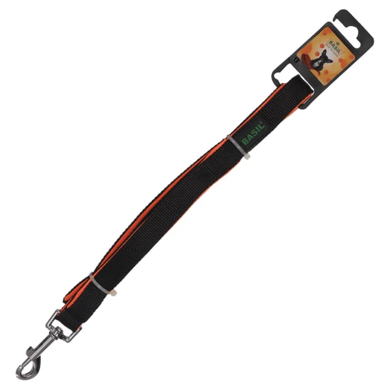 Basil Nylon Padded Leash Black
