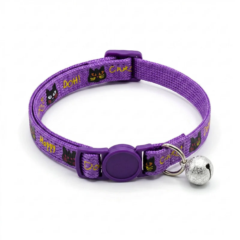 Basil Printed Collar For Cats Puppies Assorted