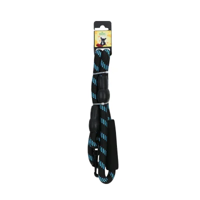 Basil Rope Leash For Dogs Black Gray