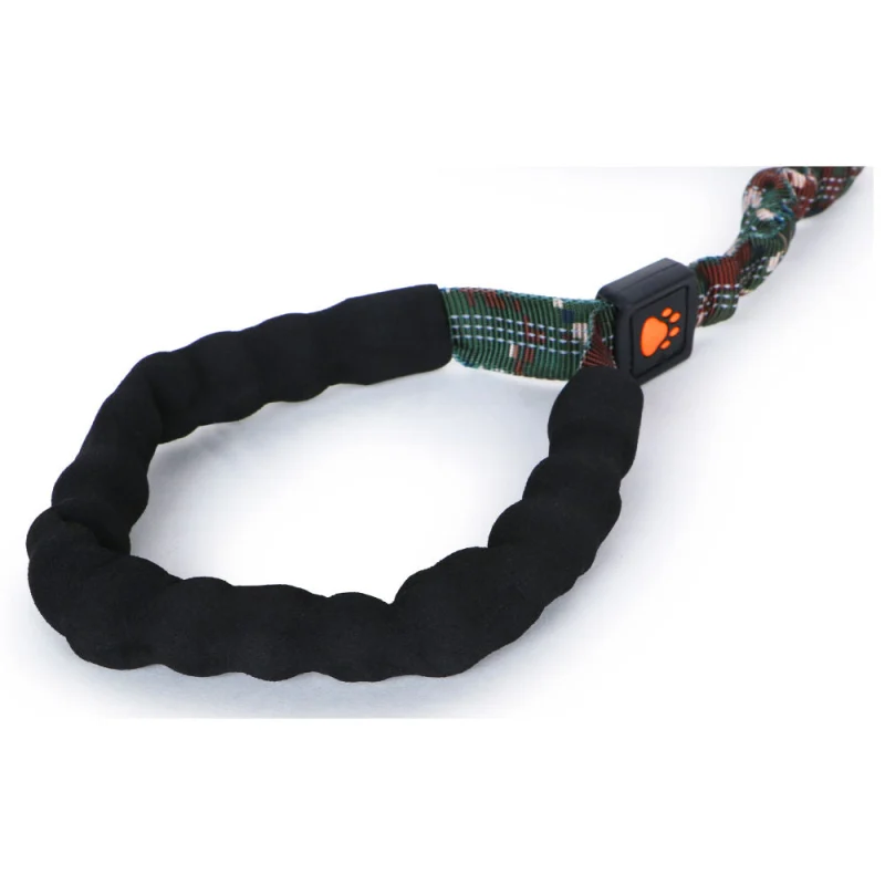Basil Shock Absorbing Stretch Leash for Dogs — side view