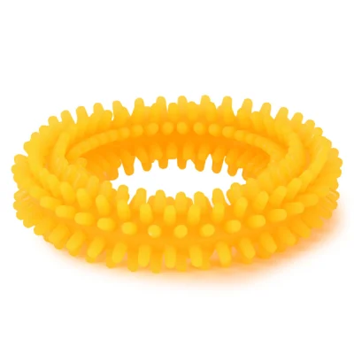Basil Teething Ring Chew Toy For Dogs Orange