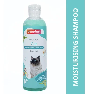 Beaphar Macadamia Oil & Aloe Vera Dryness & Itch Relief Shampoo for Cats