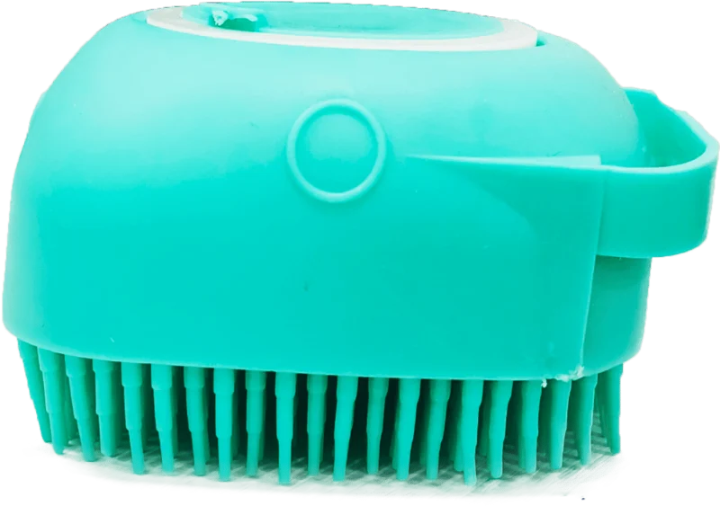 Beaphar Shampoo Bath Silicone Brush For Dogs And Cats Blue