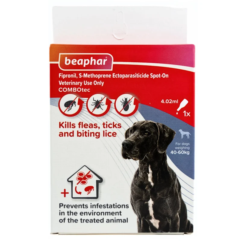 Beaphar Flea & Tick Spot On Combotec for Dogs - 40-60kg