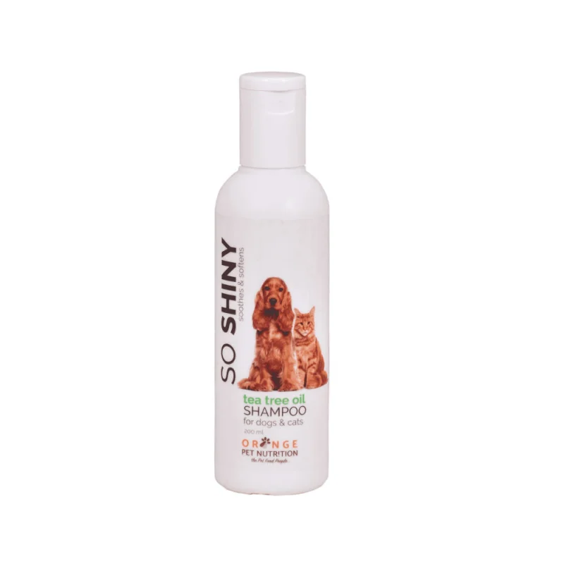 BI Grooming So Shiny Tea Tree Oil Shampoo for Dogs and Cats — side view