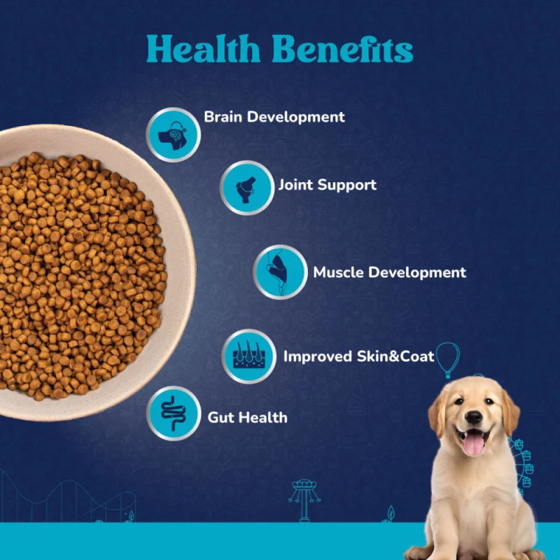Carniwel Superfoods Veg Kibble for Large Breed Puppy Dog Dry Food — in use
