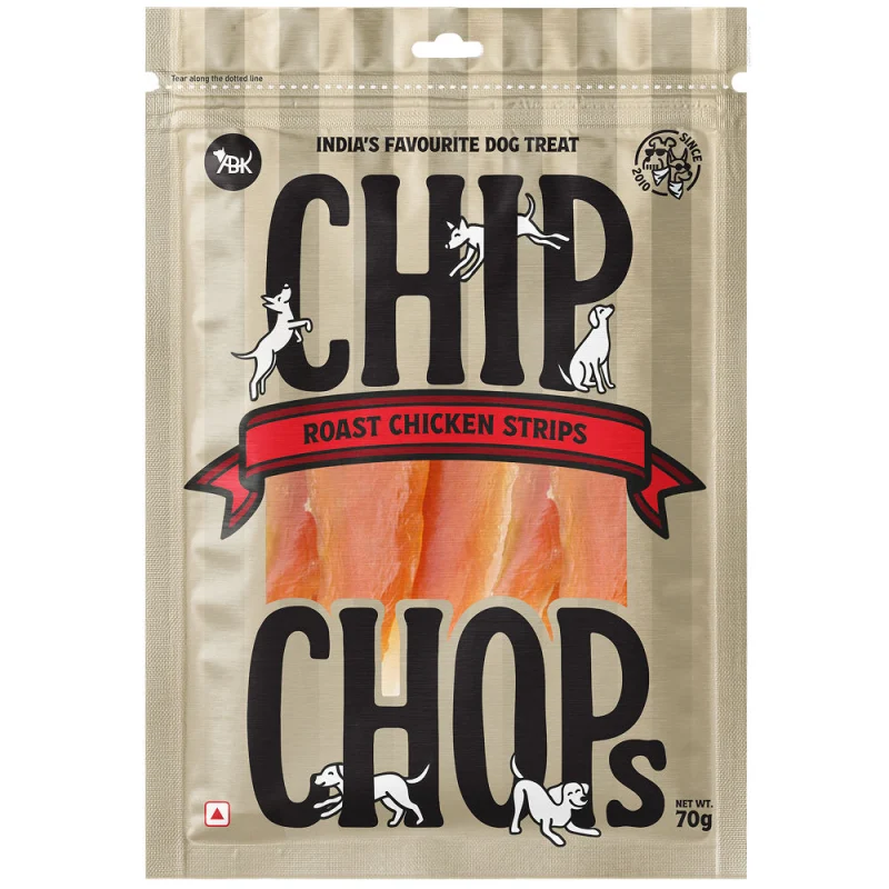 Chip Chops Roast Chicken Strips Dog Treats