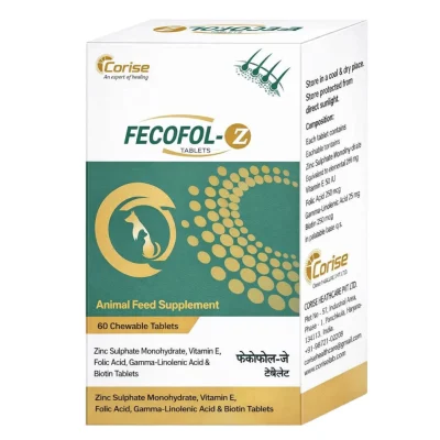 Corise Fecofol Z Tablet For Dogs And Cats Pack Of 60 Tablets