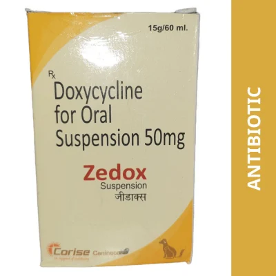 Corise Zedox Suspension (Doxycycline) for Dogs and Cats (60ml)
