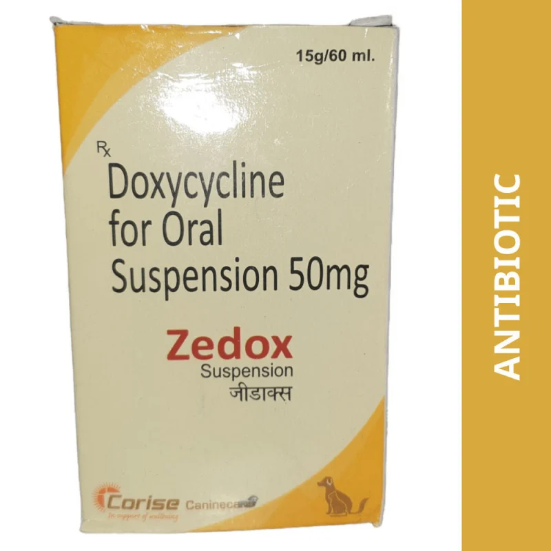 Corise Zedox Suspension (Doxycycline) for Dogs and Cats (60ml)
