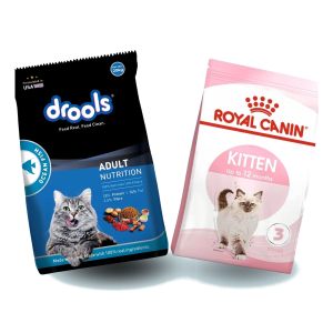 Cat dry food packs