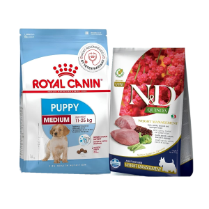 Dog dry food packs