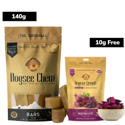 Dogsee Chew 100% Natural Yak Milk Bars Medium Breed Dog Treats
