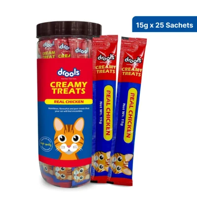 Drools Real Chicken Creamy Cat Treats – 3x375g(75pcs)