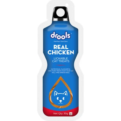 Drools Real Chicken Creamy Lickable Cat Treats